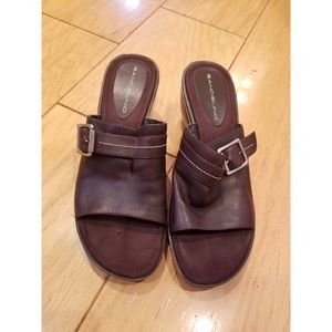 Brown Wedge Sandals